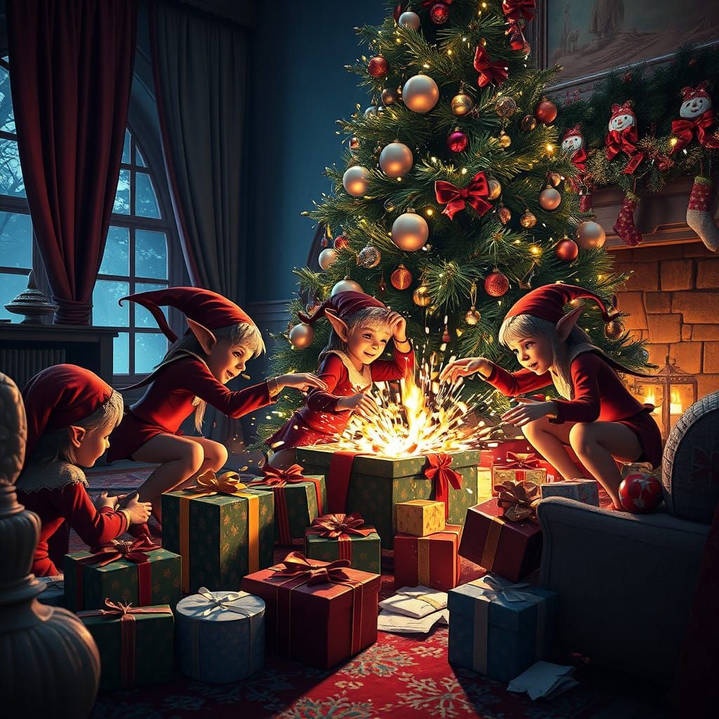 Fantastical Christmas Mayhem Unfolds Under the Tree