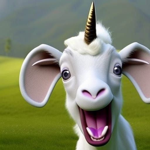 unicorn goat