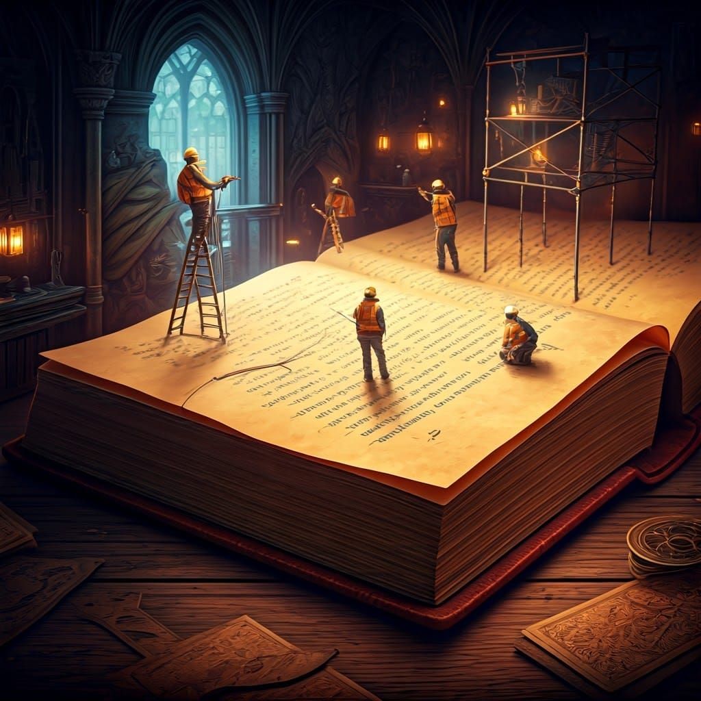 Book Construction: Fantasy Concept Art in 8k