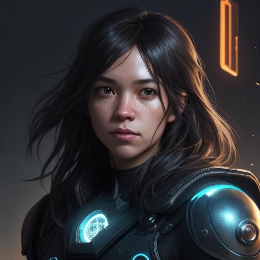 Creative Portal: Hyperdetailed Portrait by Rutkowski, Artger...