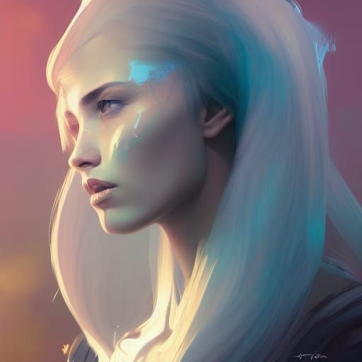 Detailed Portrait in Dynamic Lighting