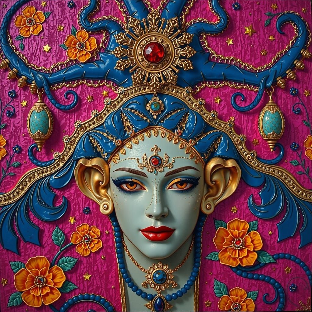 Ethereal Masterpiece in Opulent Aesthetic