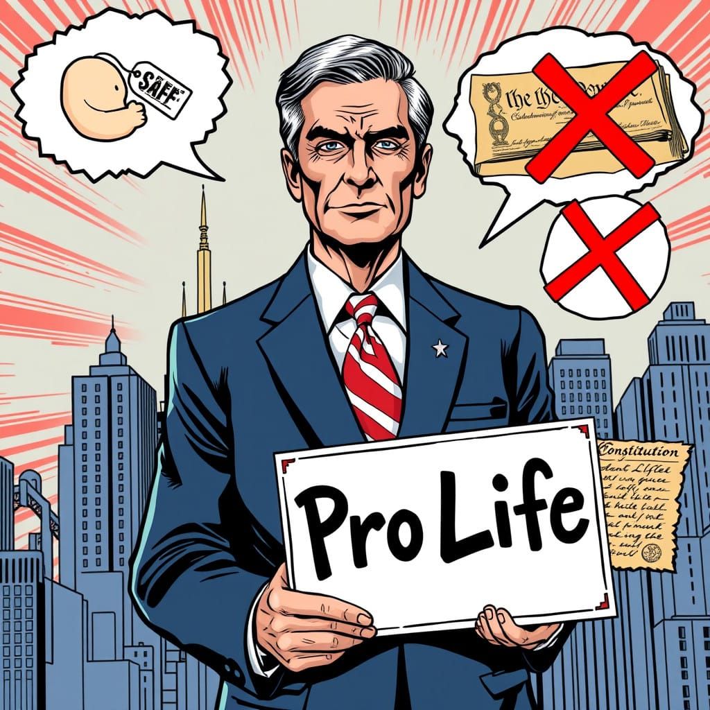 Surreal Satire Exposes Republican Hypocrisy on Life and Valu...