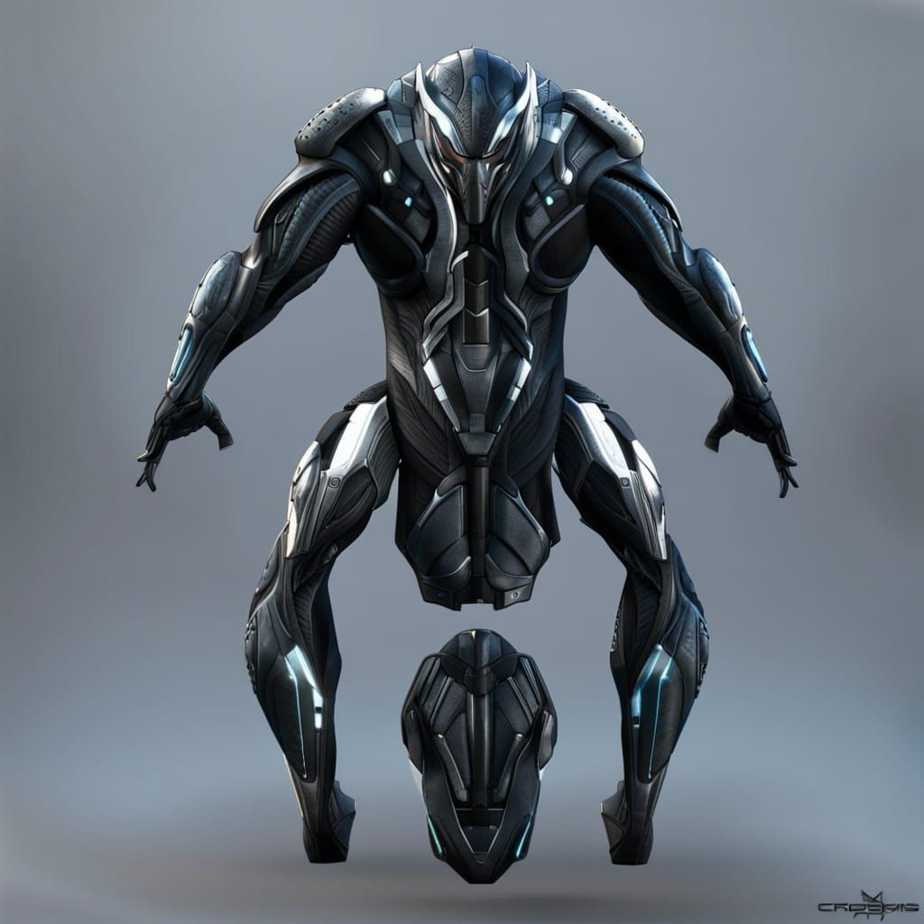 Crysis Nanosuit 2.0: Advanced Futuristic Exoskeleton
