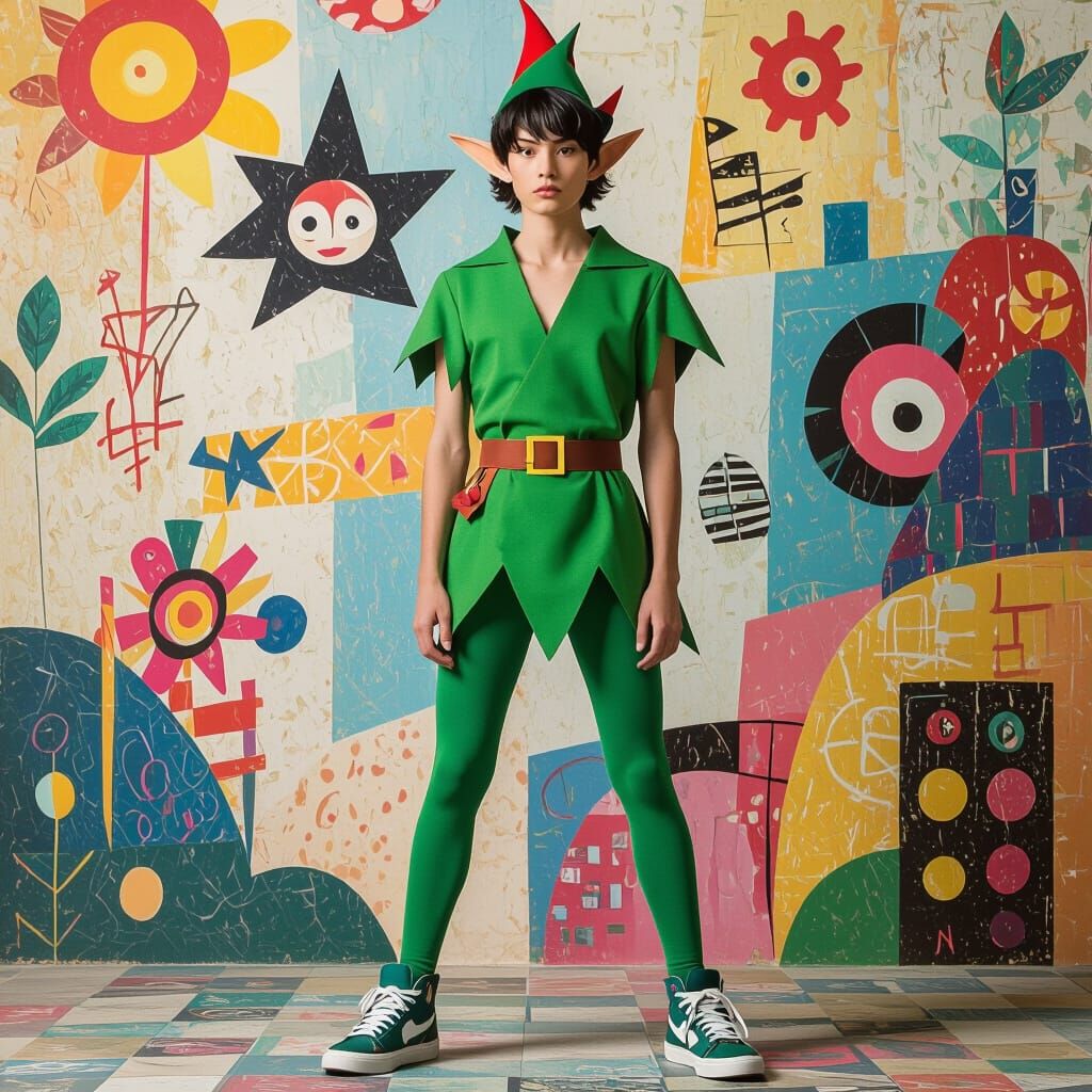 Funky Urban Peter Pan Costume, Murakami Style
