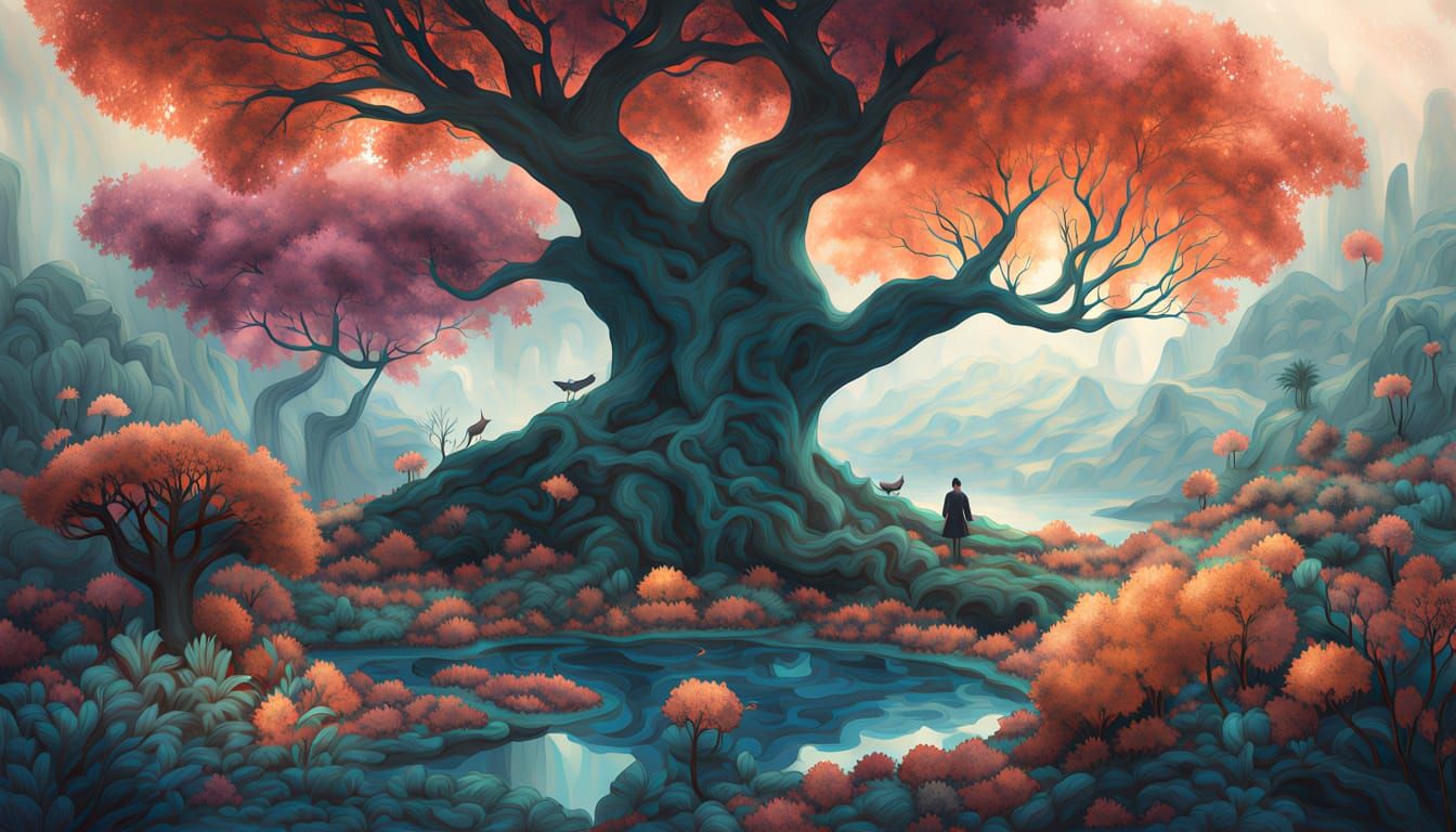 Mesmerizing Collage of Gratitude in 8K Digital Art