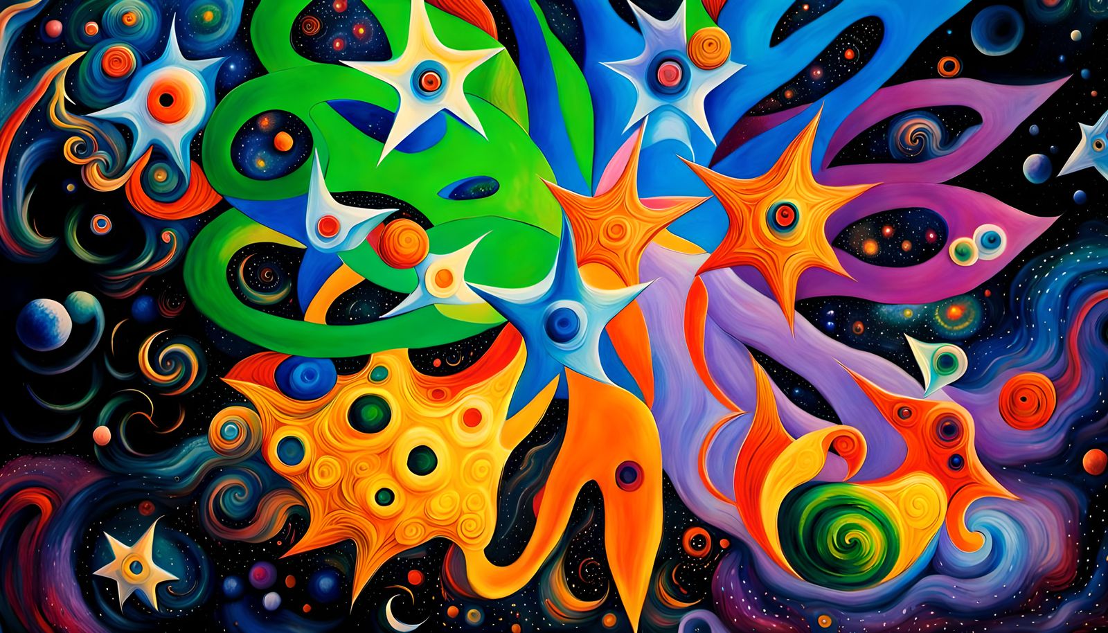 Star Cluster Formation as Impasto Oil Painting