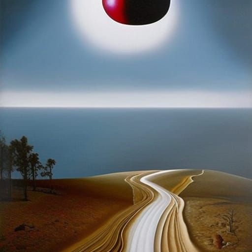 Inverted Reality: A Surrealist Vision of Upside Down