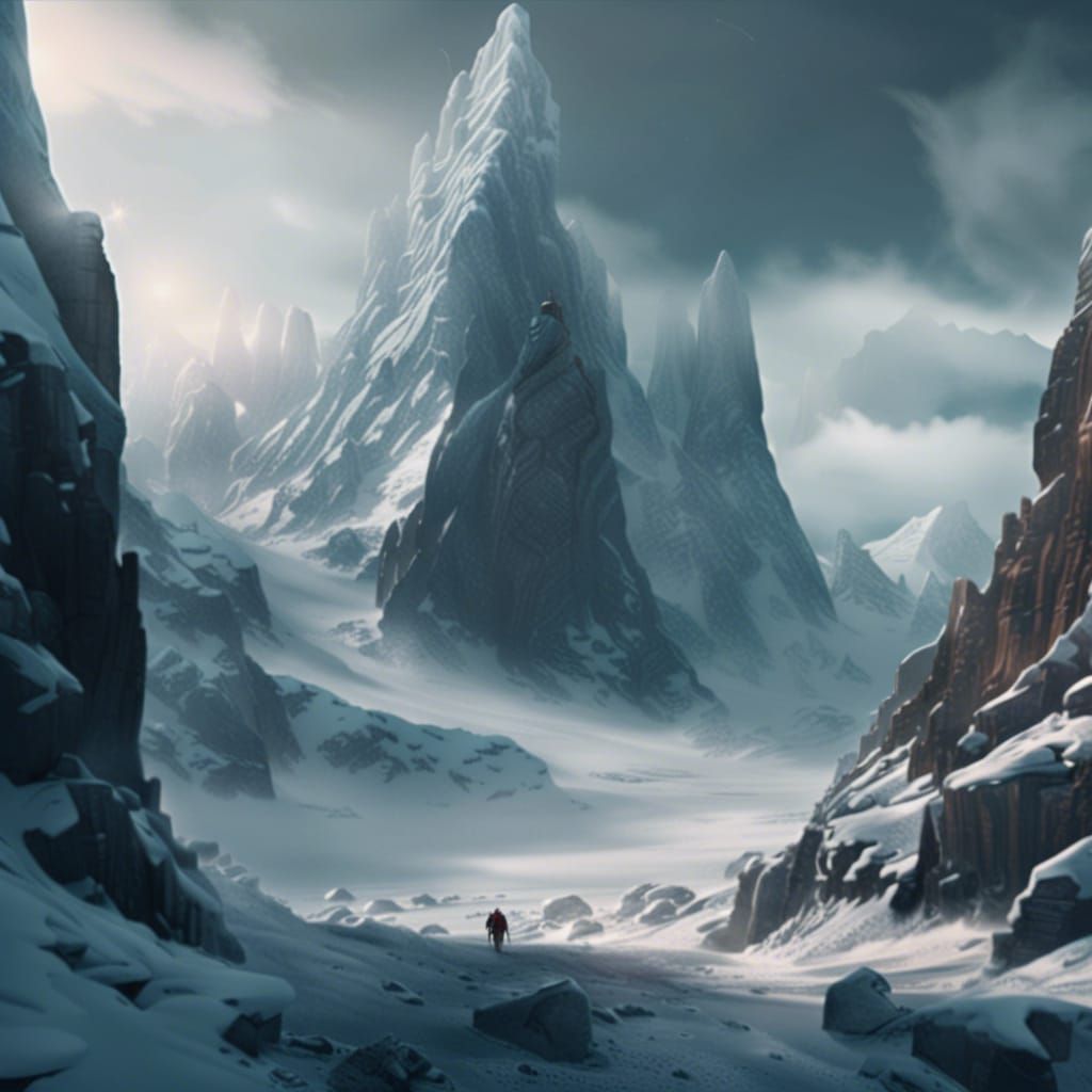 Epic Arctic Trek: A Cinematic Landscape