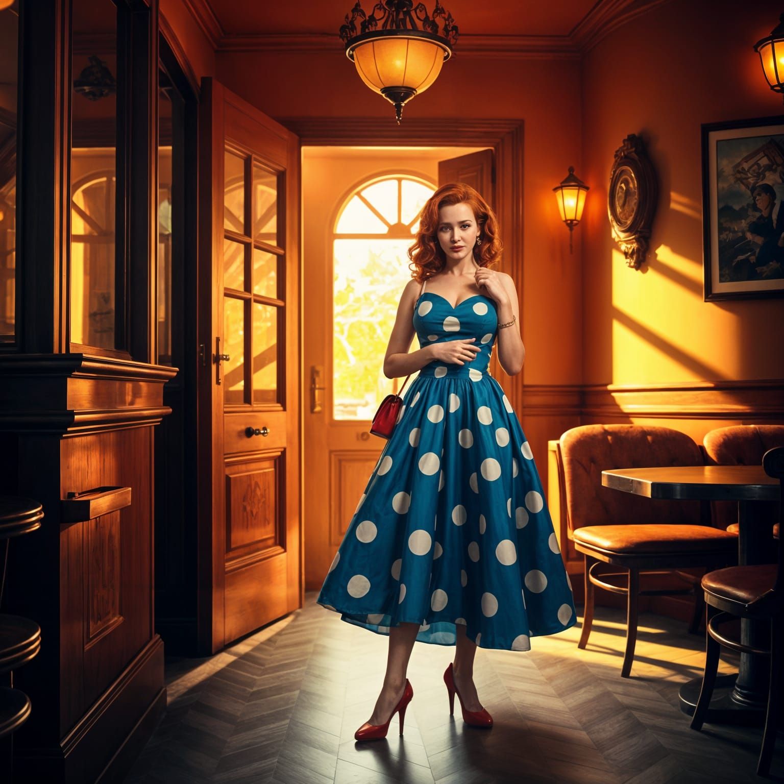 Teri has a Lunchtime rendezvous.