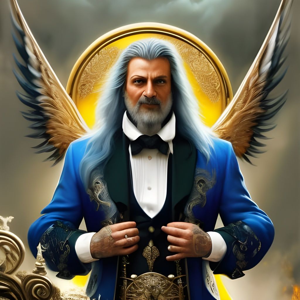 Evil King in Royal Dress: Hyperrealistic Dark Fantasy