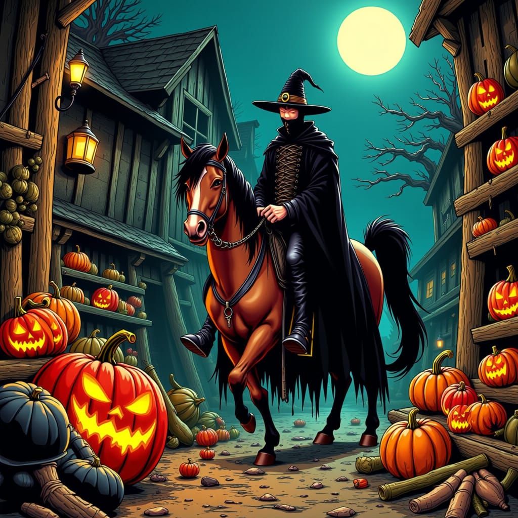 Dullahan's Halloween Harvest: A Headless Horseman's Tale