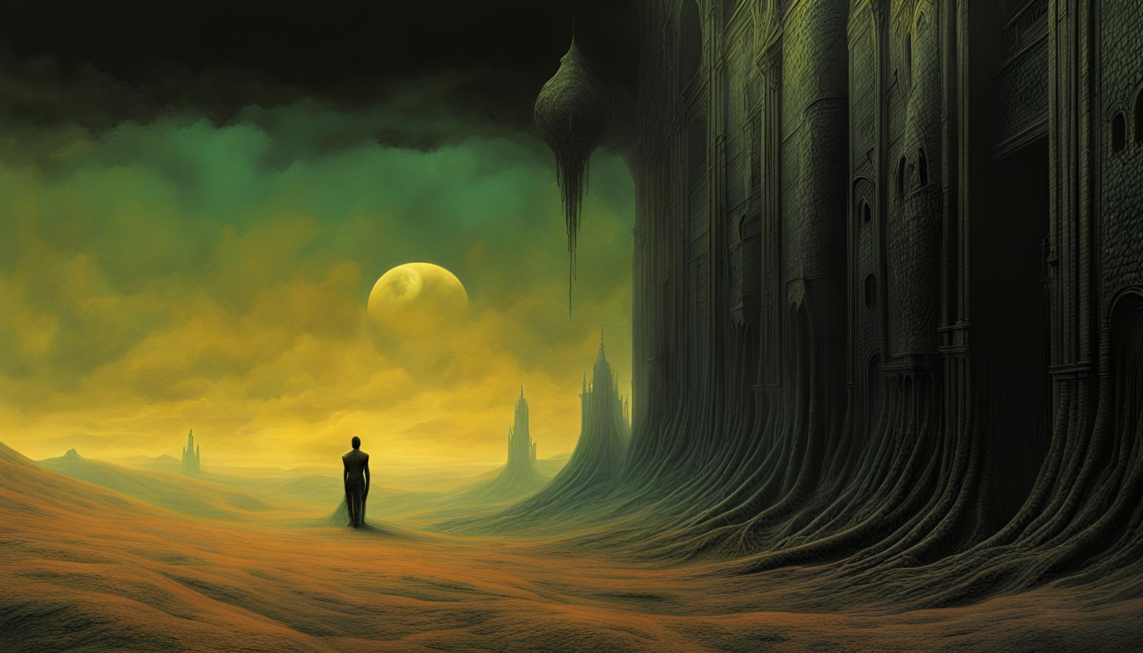 Surreal Minimalist Art: Shadow to Enlightenment