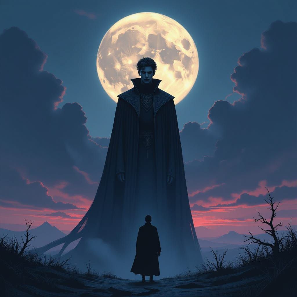 Mystical Man Dominates Shadowy Realm