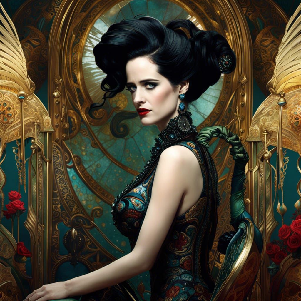 Eva Green in evening dress
