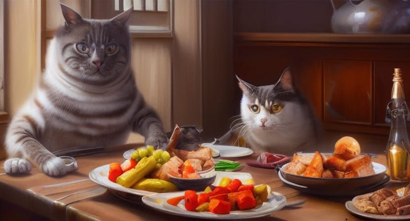 those darn wonky Cats, who ate my Sunday roast dinner?