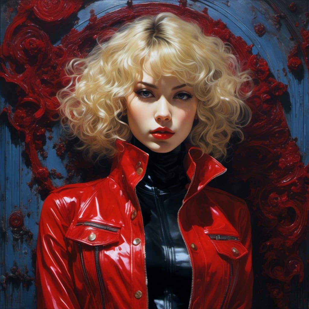 Elegant Gothic Portrait of French Woman