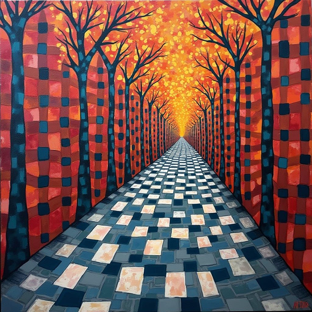 gingham labyrinth