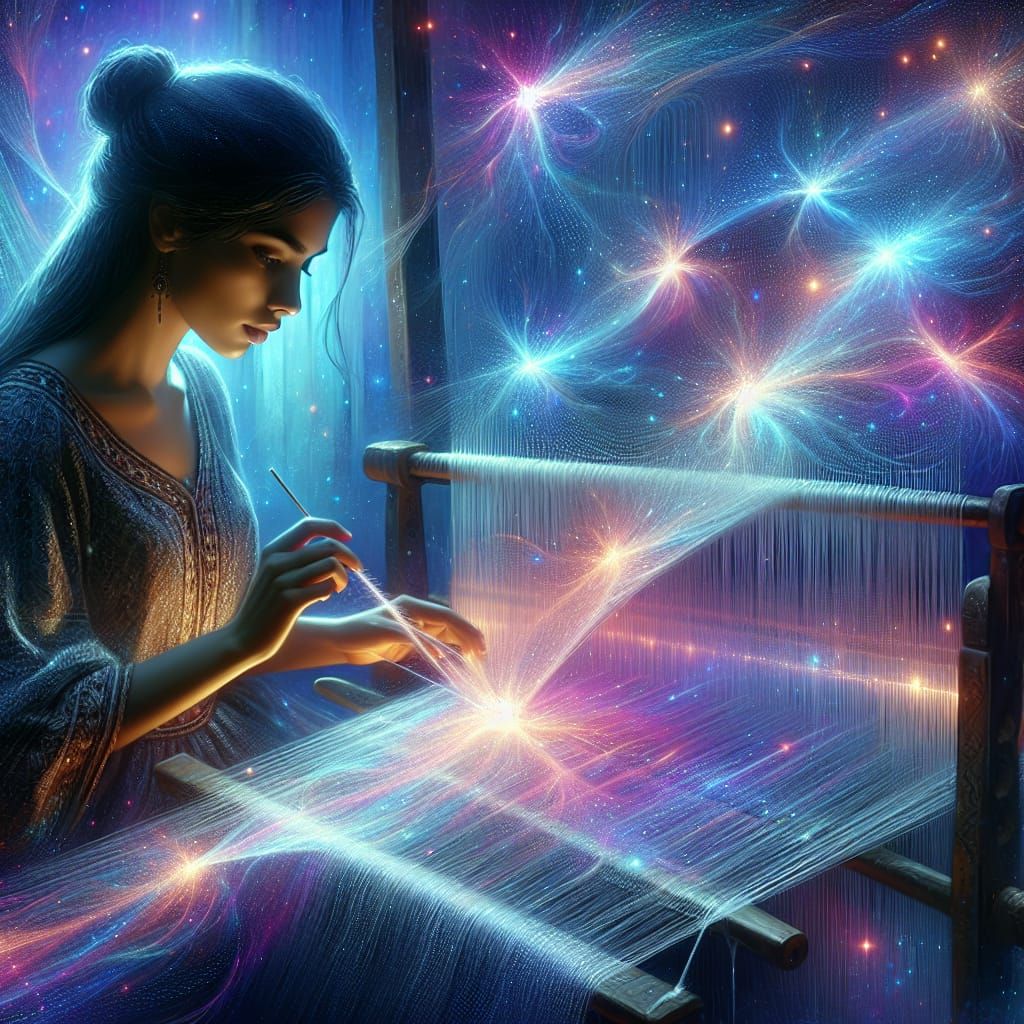 Hispanic Weaver Creates Dream Threads: Fantasy Art