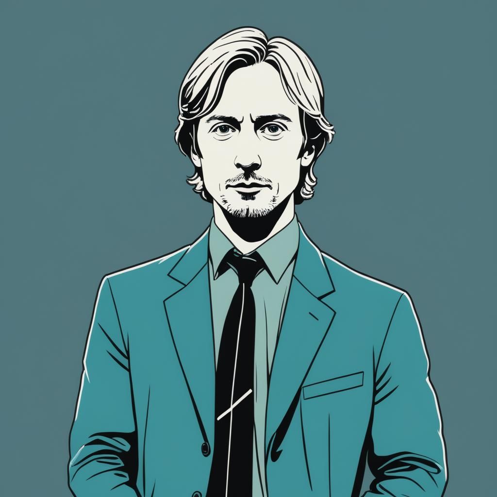 Superhero in David Aja Comic Book Style