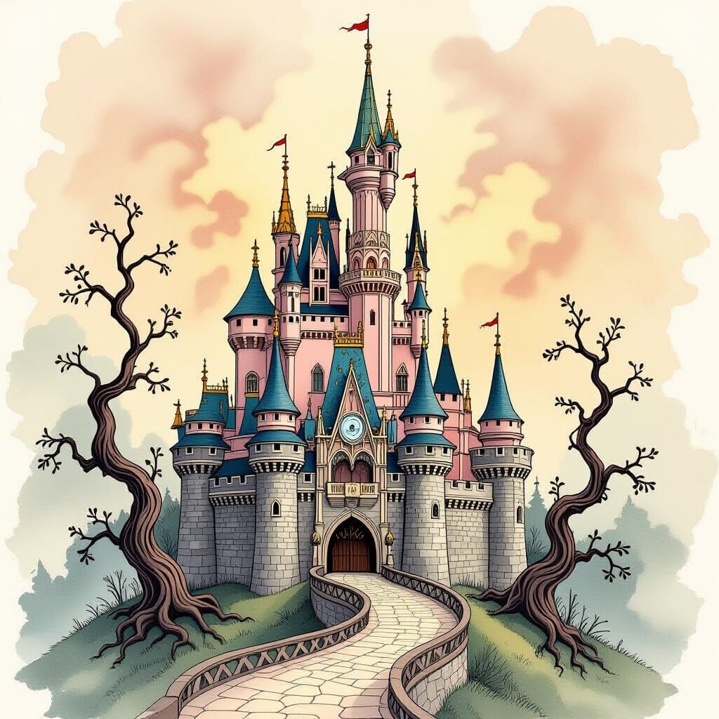 Castle illustration