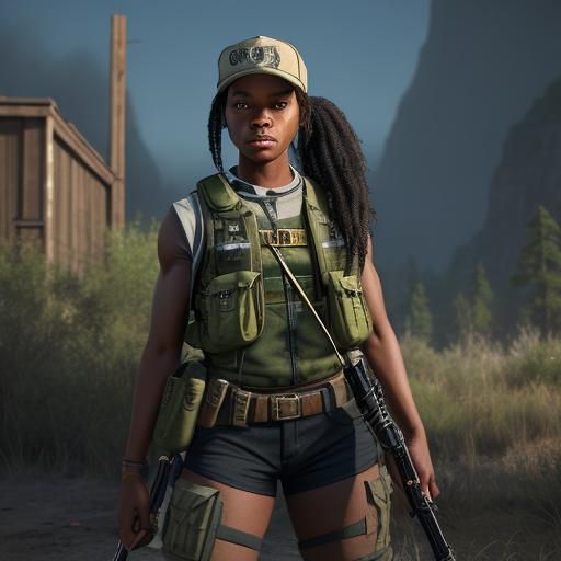 Hyperrealistic Huntress in 3D Cinematic Style