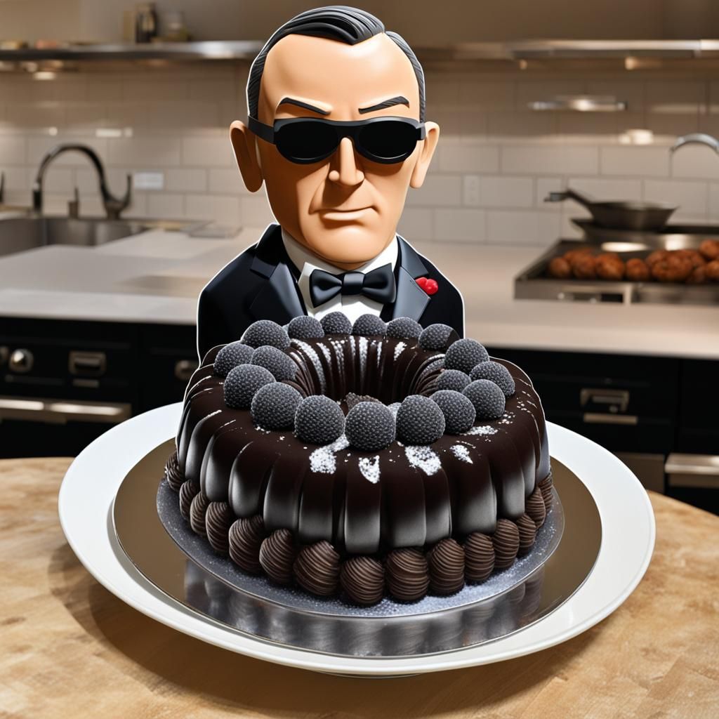 James Bond Bundt Cake Fusion