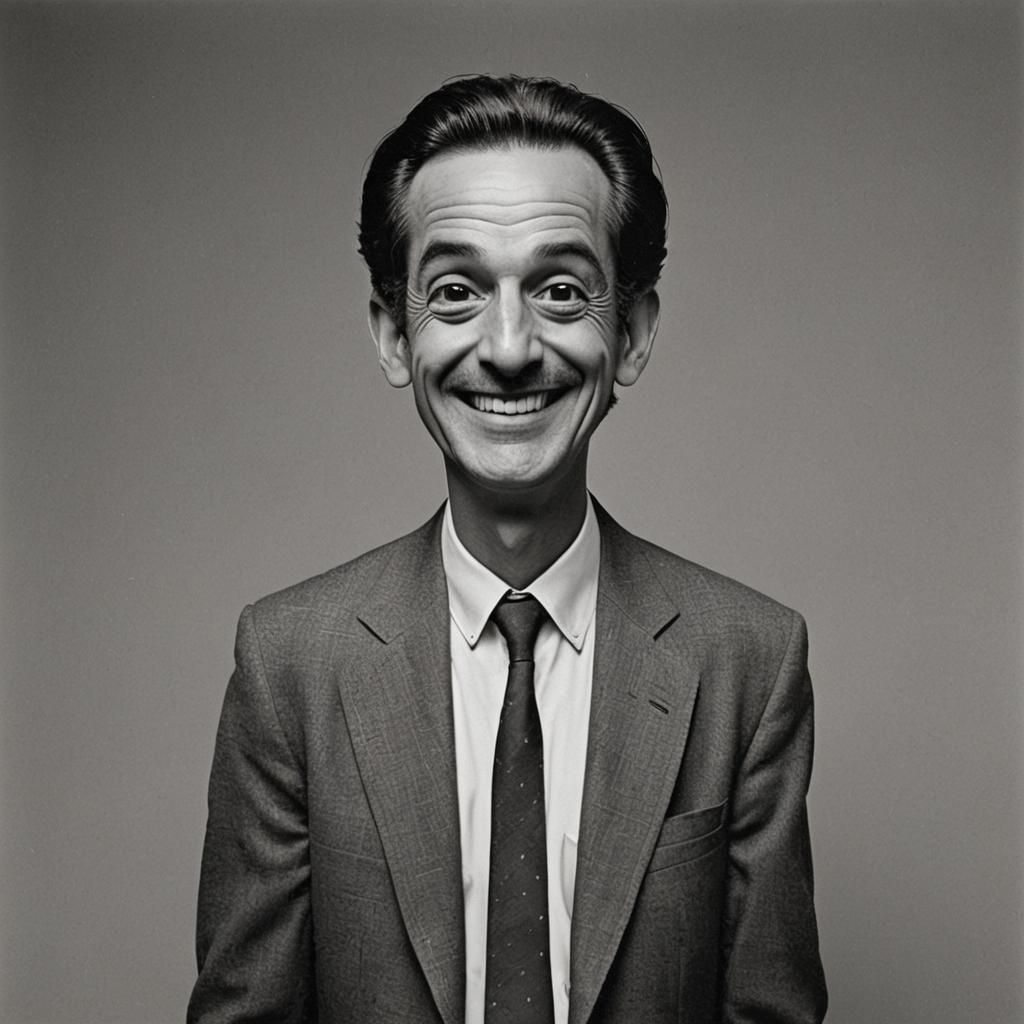 AI Generated Image of a Funny Man