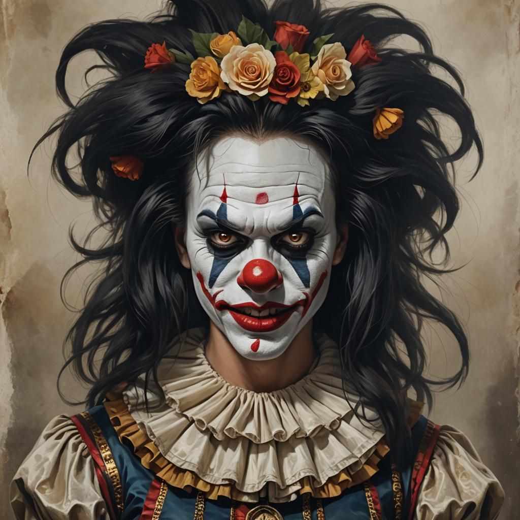 Teenager as Art the Clown: Digital Matte Painting