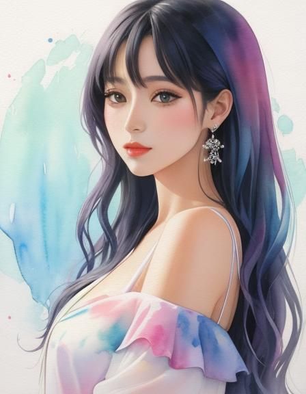 Aquarelle AI Generated Image