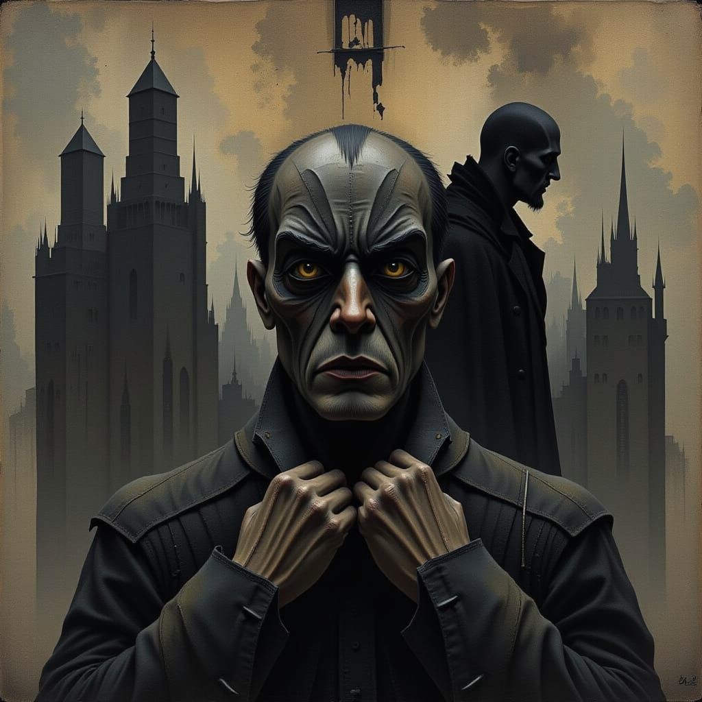 Eerie Ghost Town Scene of a Missing Person