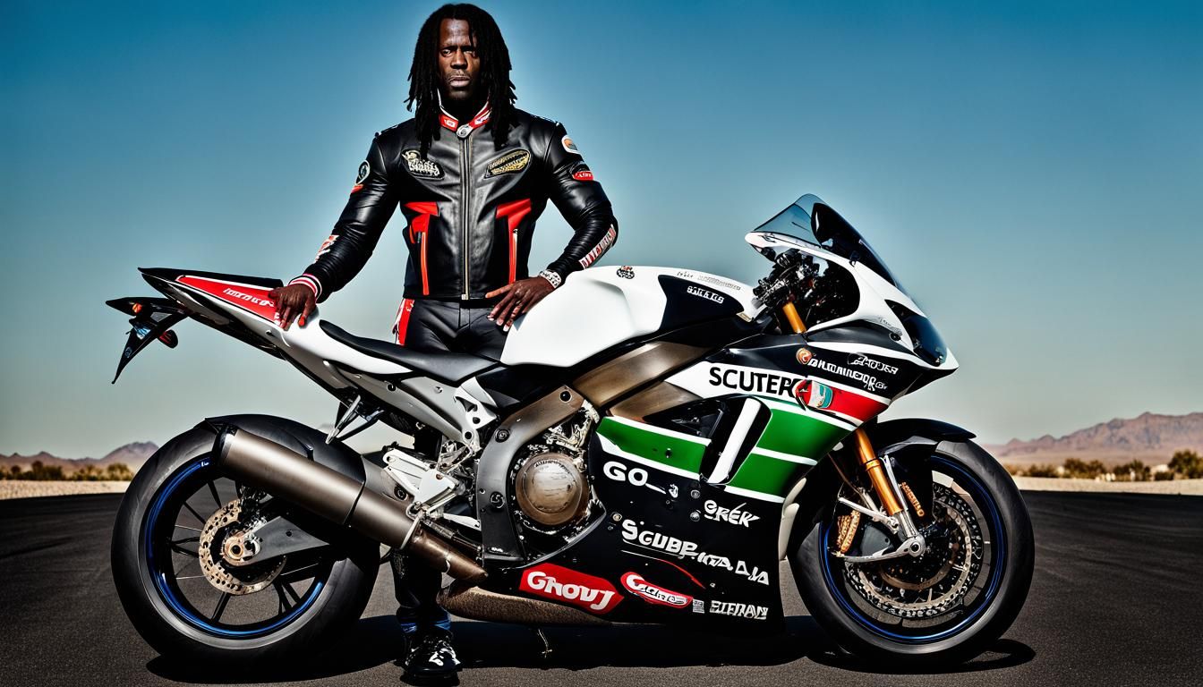 Chief Keef as Superbike Rider: Professional Portrait