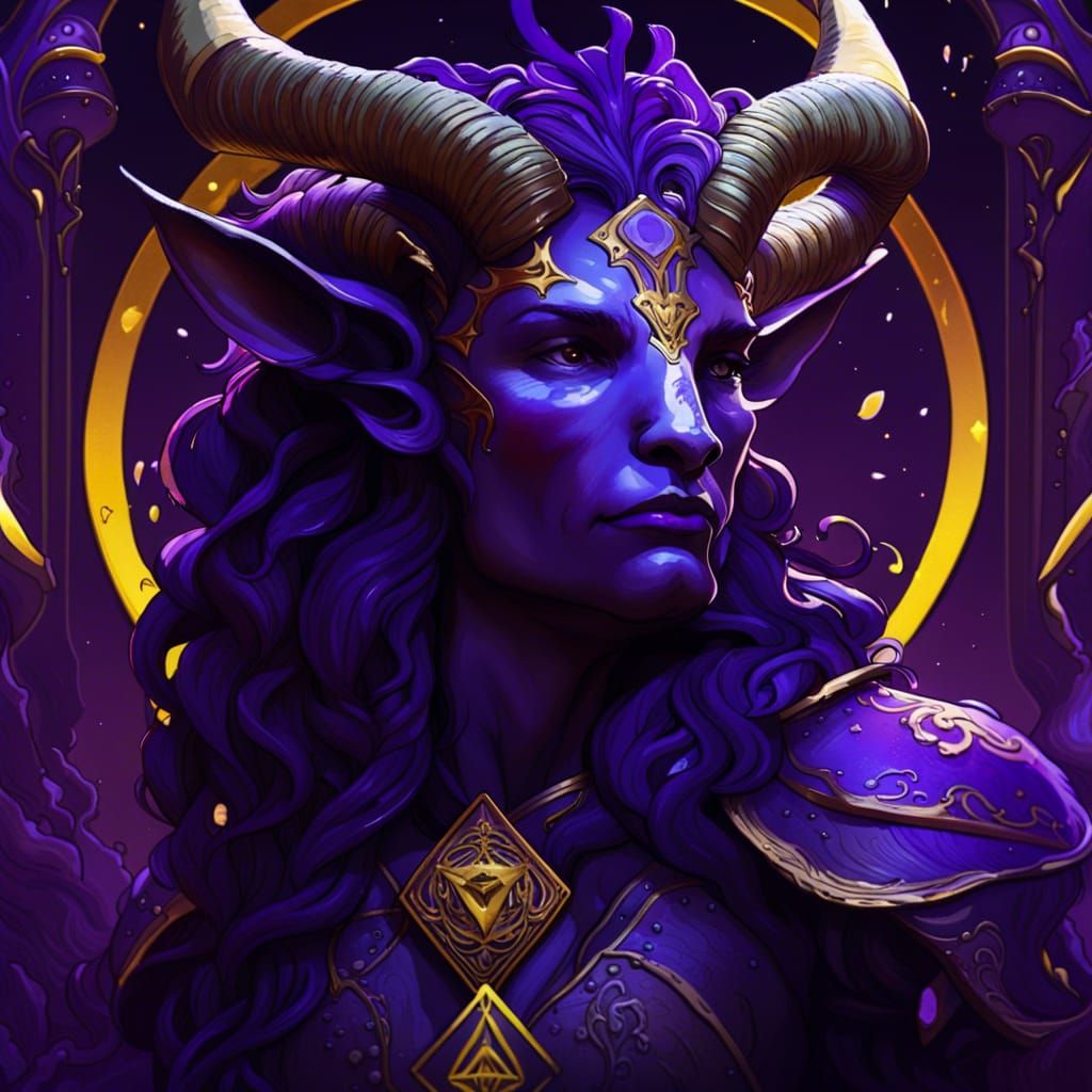 Purple Tiefling