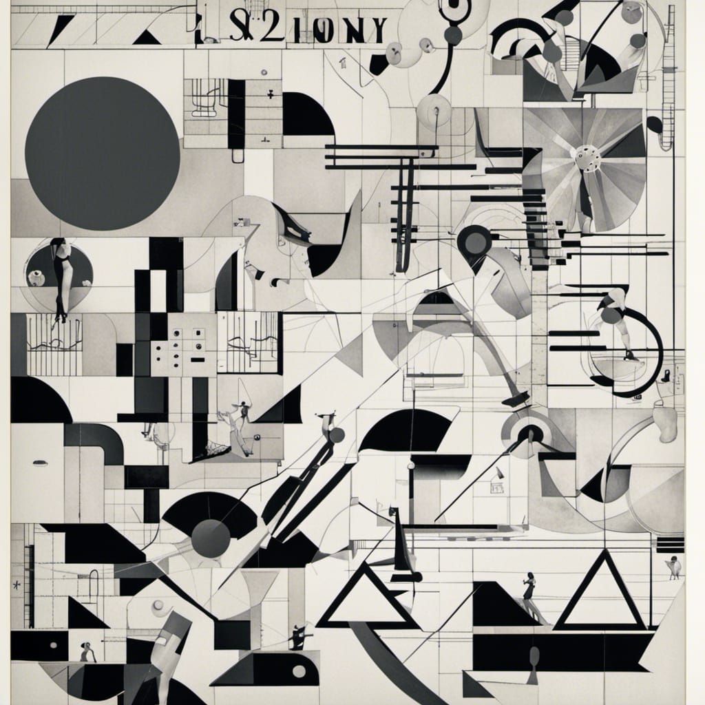 Intricate Graphic Score Inspired by Experimental Music
