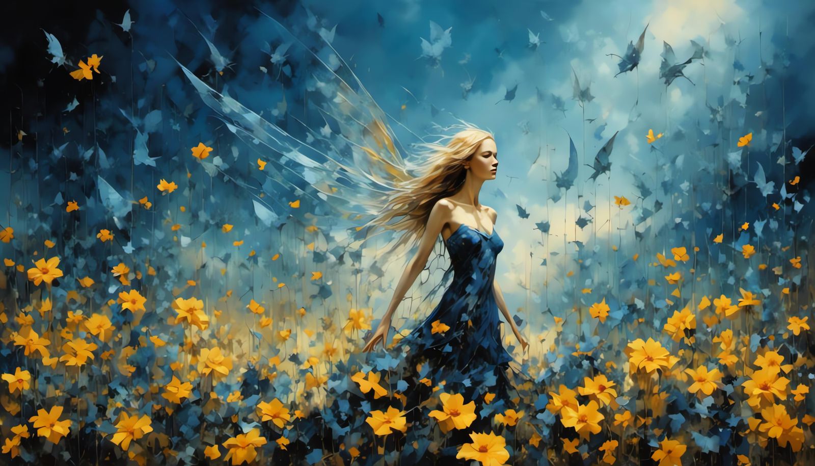 Translucent Fairy's Last Breath in Dreamy Nightmare