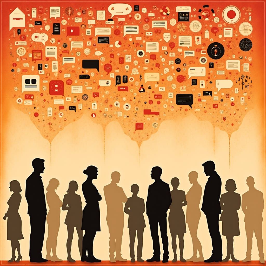 Expressive Silhouettes in Vibrant Dialogue