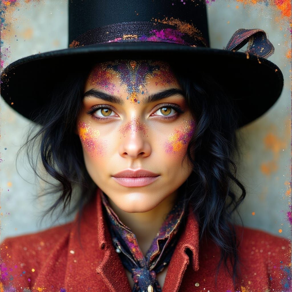 Mystical Earthly Landscape in Whimsical Style