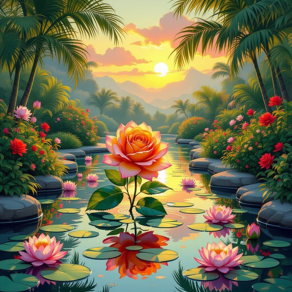 Sunrise Rose Garden: Portuguese-Thai Fusion