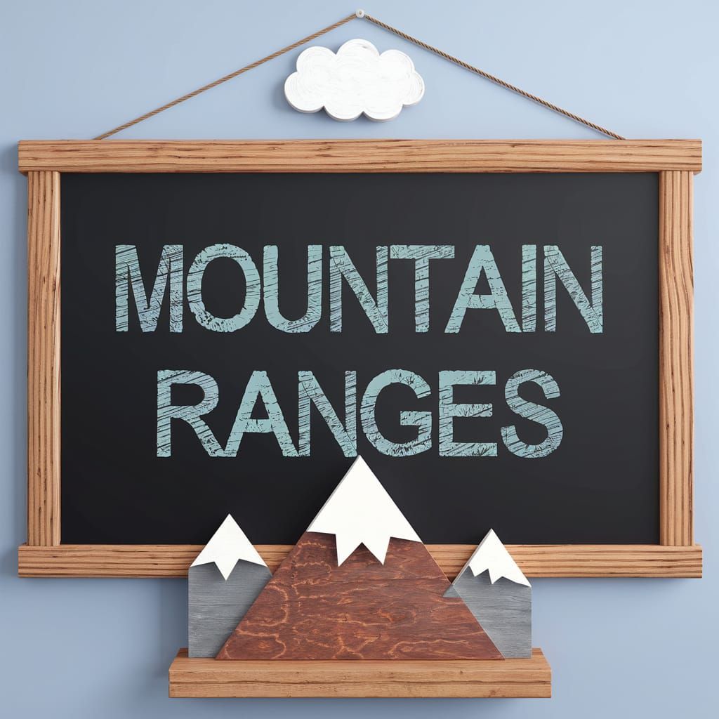 (chalkboard text:1.5) “MOUNTAIN RANGES”