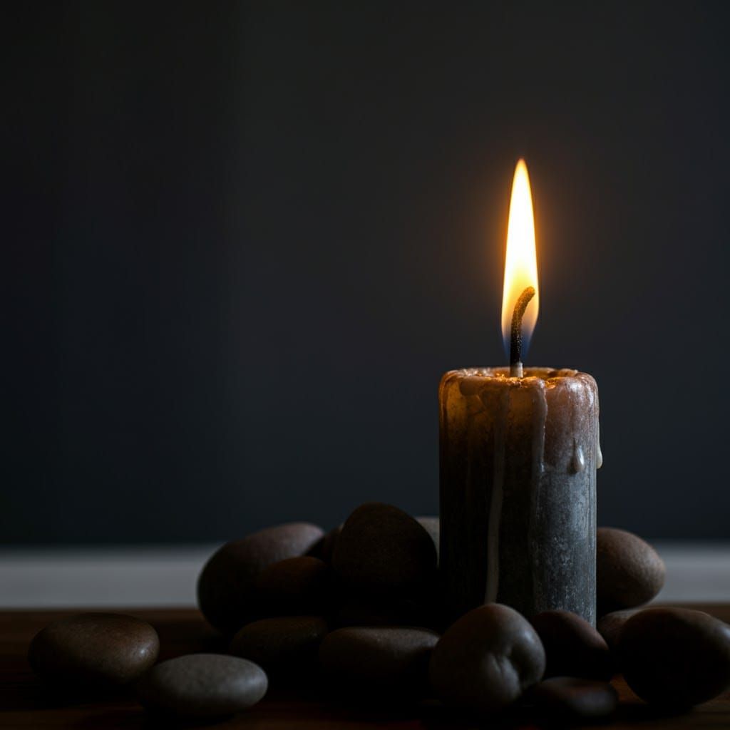 Abstract Image Generated From Random Characters