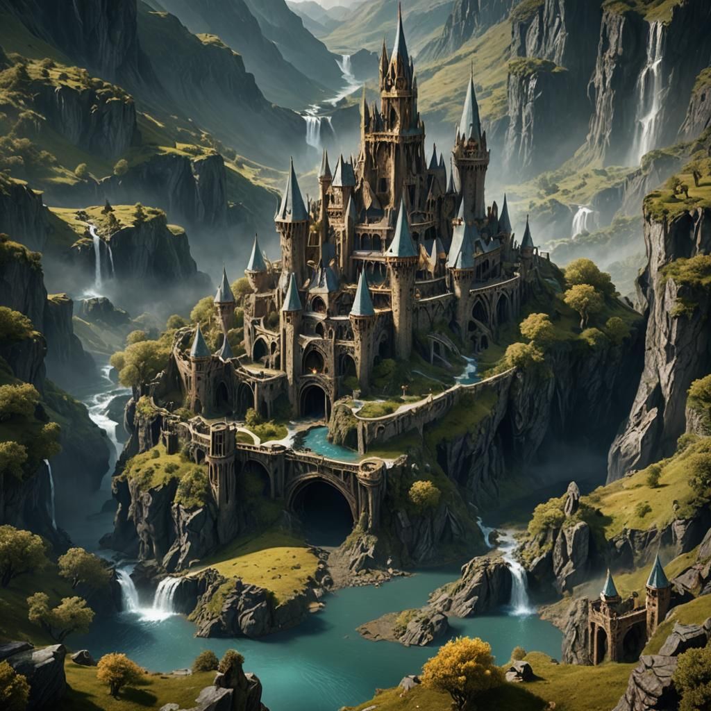 Lord of the Rings Matte Painting in 8K