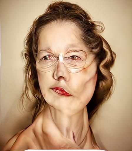 'A Portrait of an Elegant Woman' in back lit