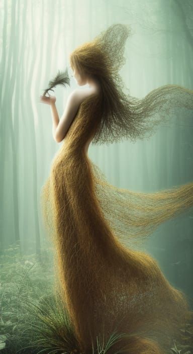 Woman Explodes in Mycelium Network: Magic Realism