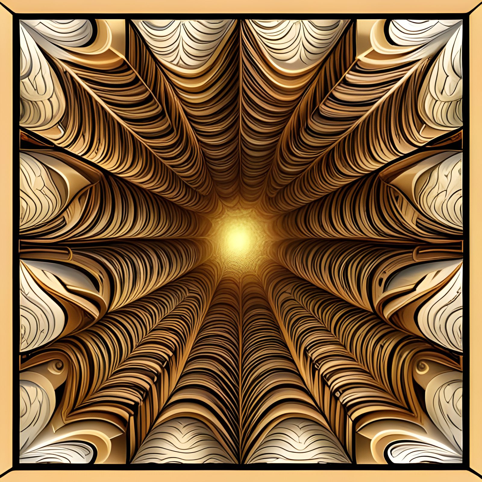 Abstract Fractal: Perpetual Escape Room Entrance