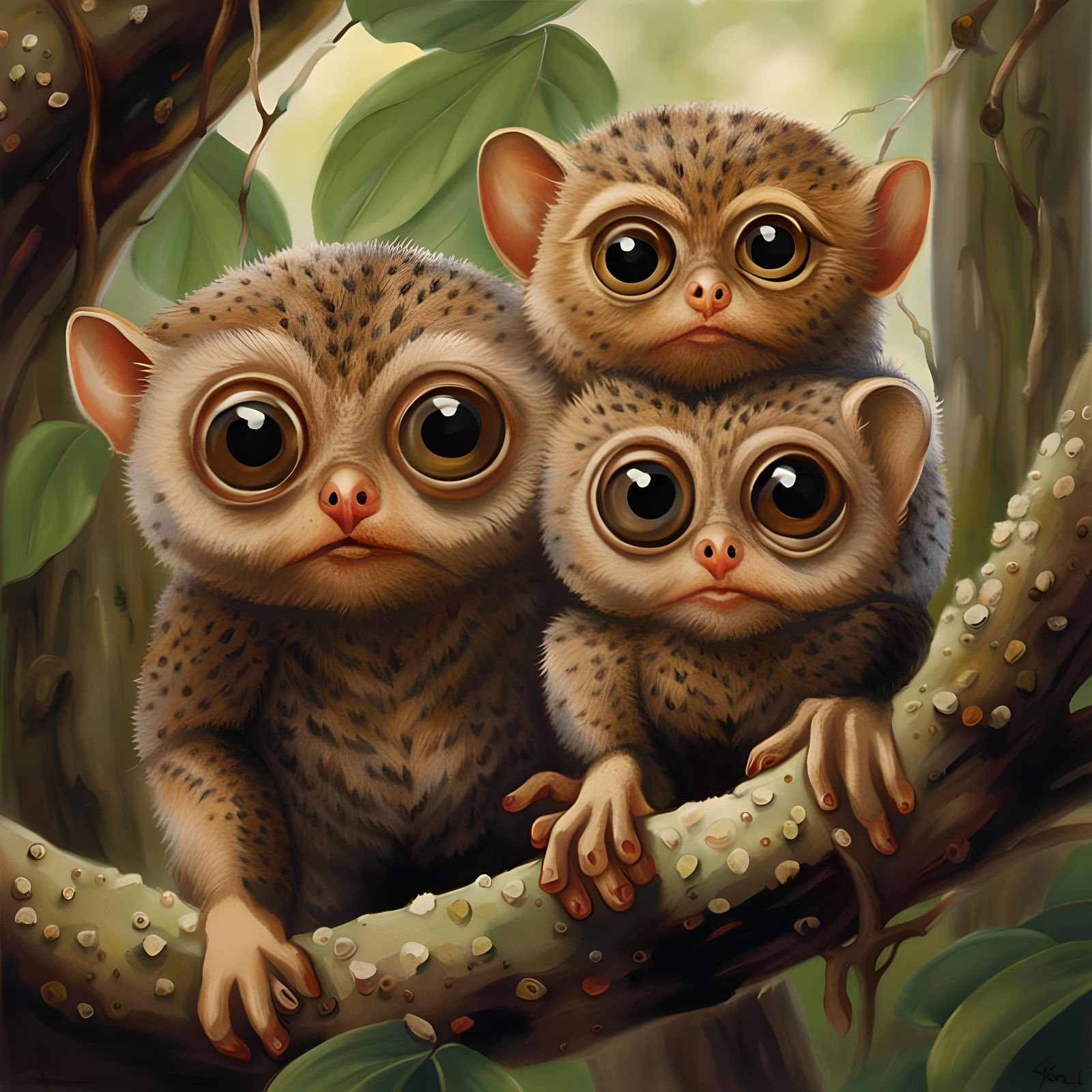 We're not scared, we're adorable