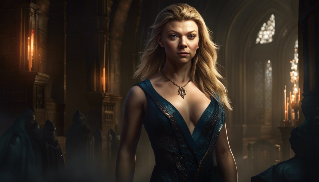 Dark Fantasy Portrait of a Beautiful Woman