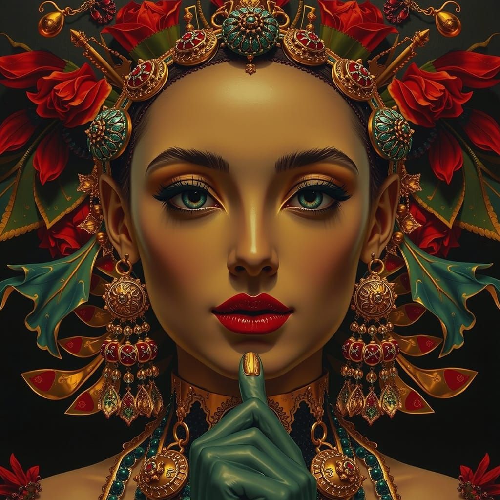 Maximalist Hyperrealistic Sculpture with Vivid Colors