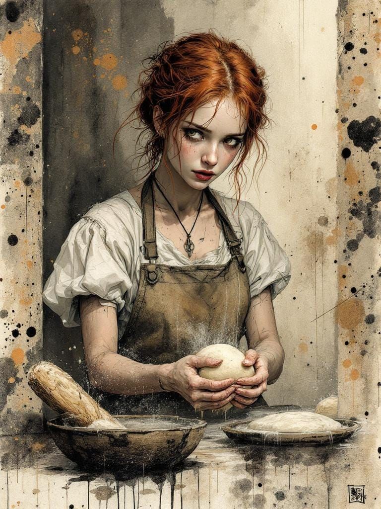 Redhead Baker with Flour, Yoshitaka Amano and Ralph Steadman...