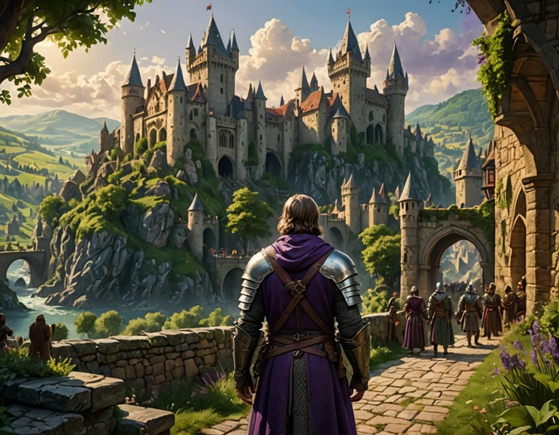 Time Traveler's Tour: Medieval Battle in Hyper-Realistic Fan...