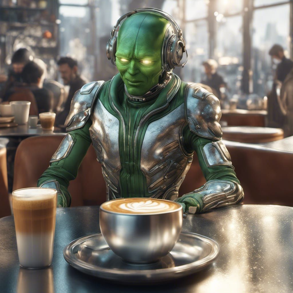 Little Green Man or Brainiac?